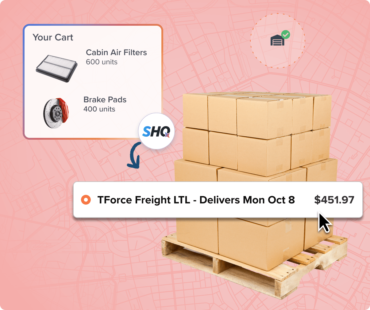 Reduce shipping costs