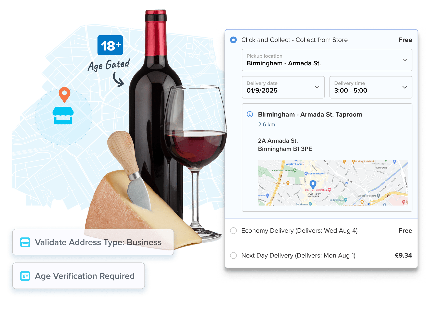 Alcohol Shipping Options