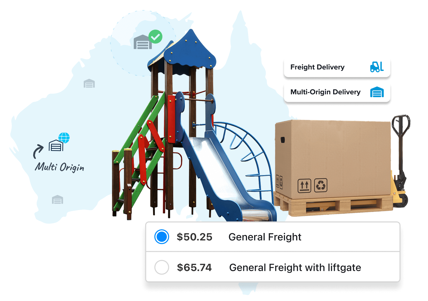 Shipping playscape