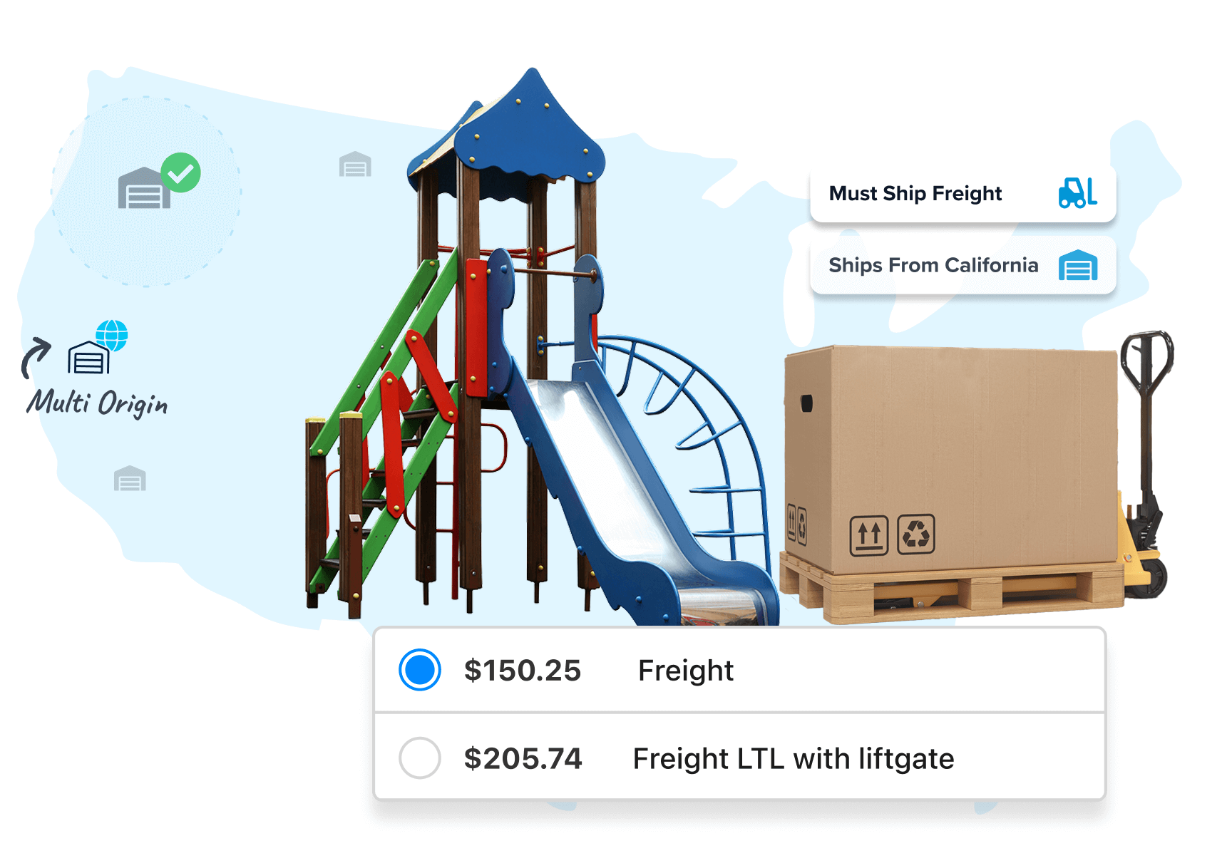 Shipping playscape