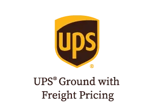 UPS Ground with Freight Pricing for Real-time rates