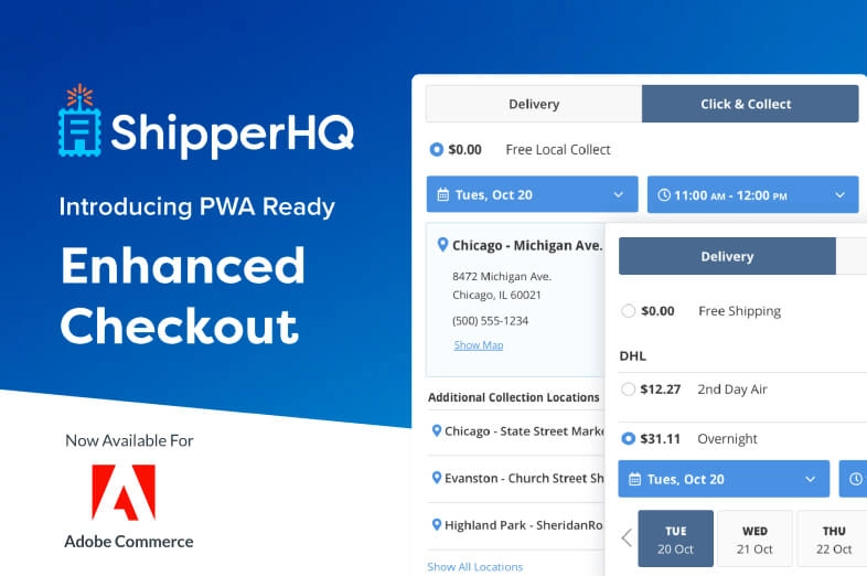 PWA Powered Enhanced Checkout Experience for Adobe Commerce