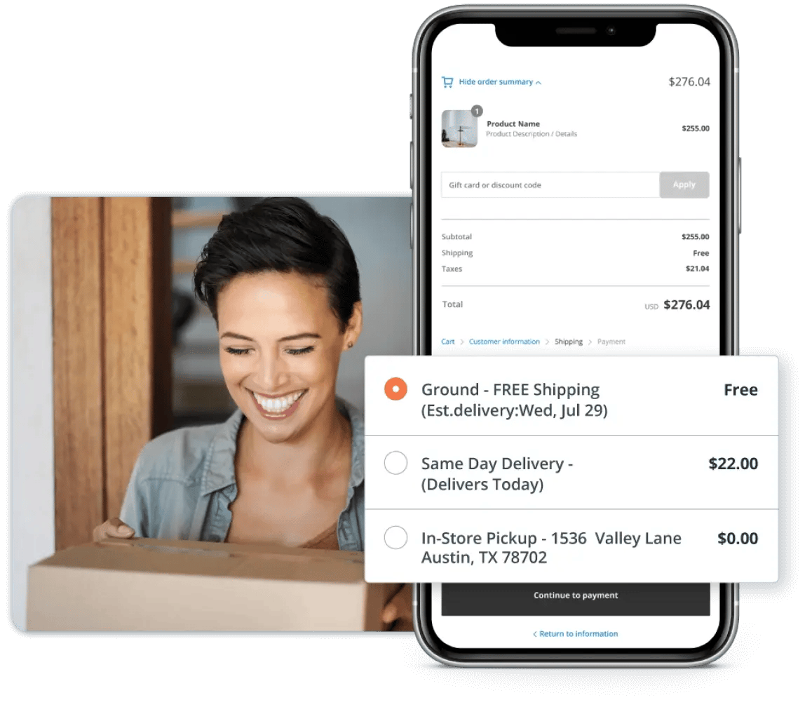 Take on Amazon with delivery transparency