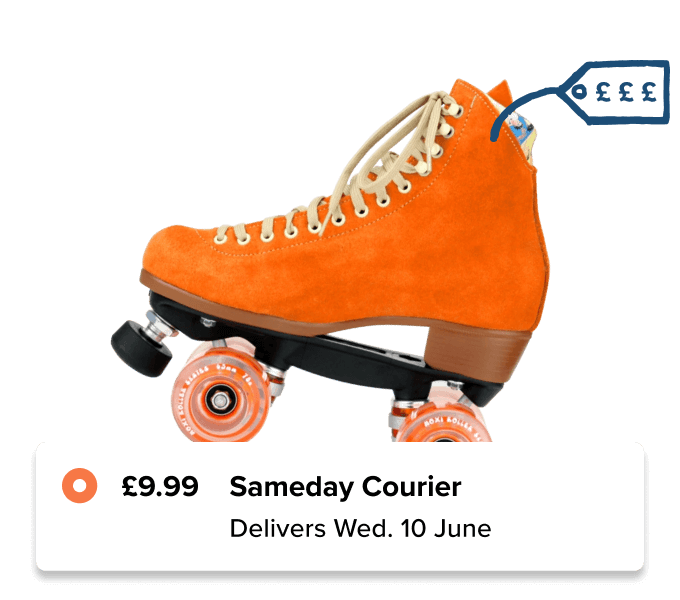Delivery dates for roller skate