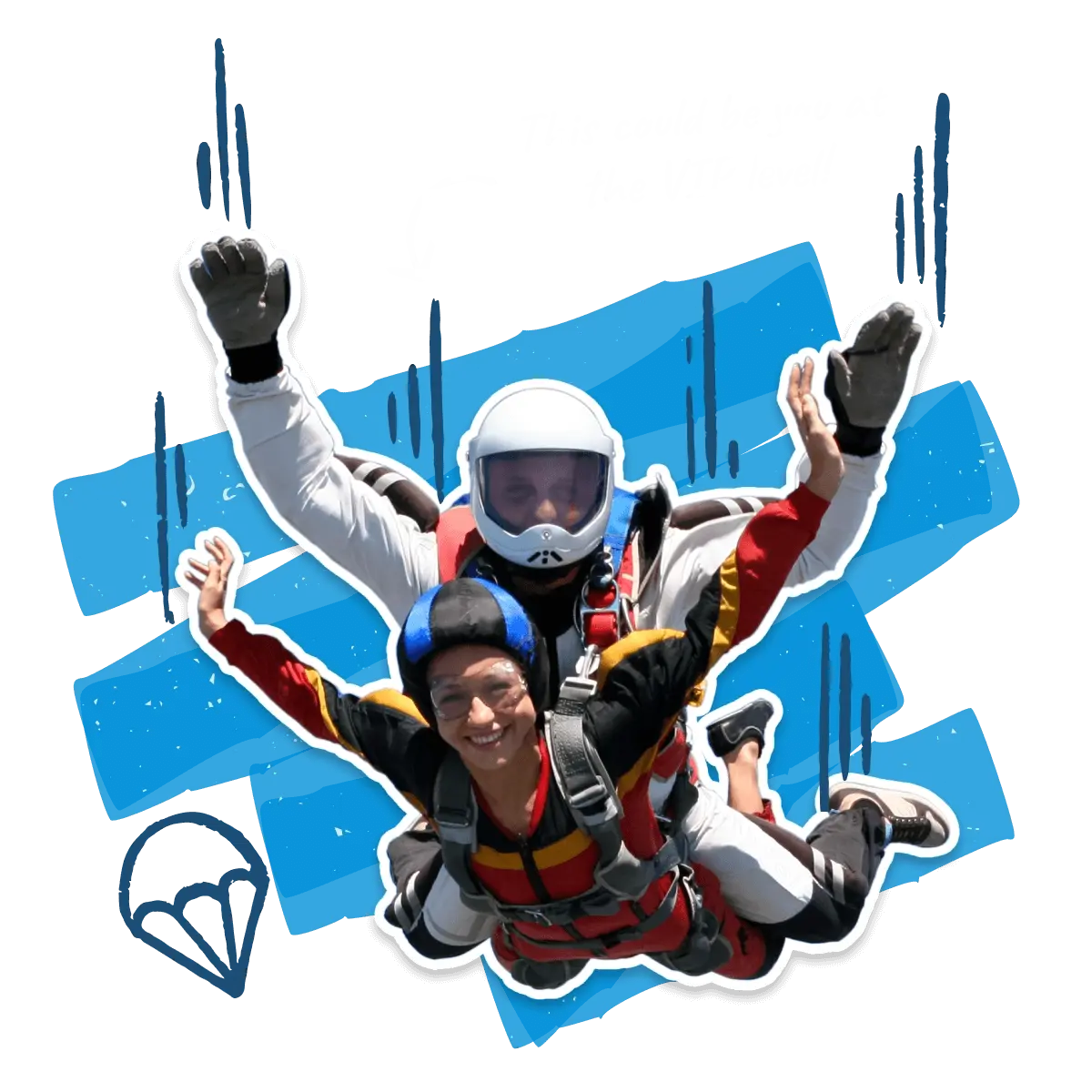 Skydive at the VIP level