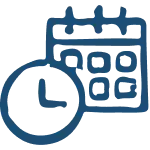 Clock and Calendar Icon