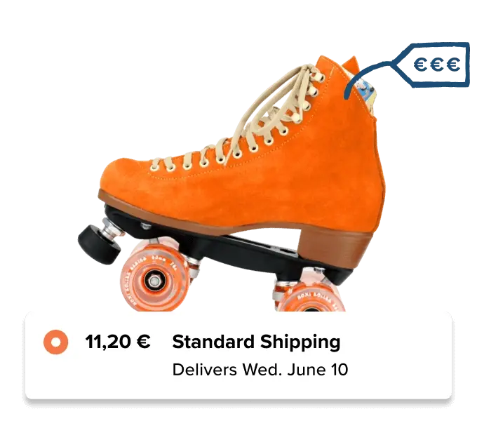 Delivery dates for roller skate