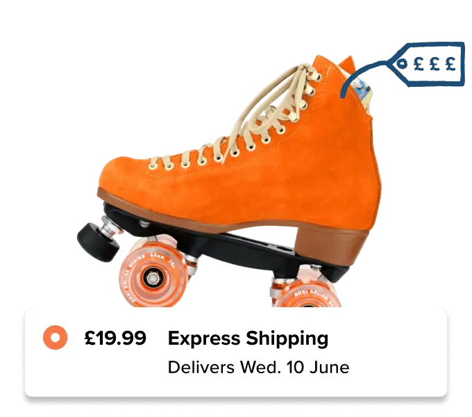 Delivery dates for roller skate